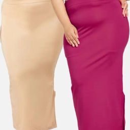 Secrets By ZeroKaata Pink & Beige Plain Shapewear-image-68
