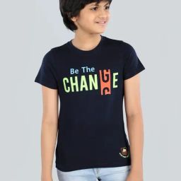3PIN Boys Navy Cotton Printed T-Shirts-image-75