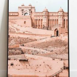 Indian Classic Art Multicolor Canvas Abstract Wall Art-22