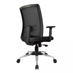 Vergo Oasis MB Black Mid Back Mesh Office Chair with Lumbar Support, Adjustable Armrests-23