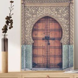 Indian Classic Art Multicolor Canvas Abstract Wall Art-image-101
