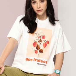 DILLINGER Printed Oversized Pure Cotton T-shirt-image-53