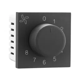 Legrand Fan Regulator Allzy 100 W 2 Module 8 Steps Matt Black, 6812 42-picture-38