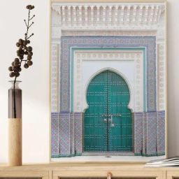 Indian Classic Art Multicolor Canvas Abstract Wall Art-image-53