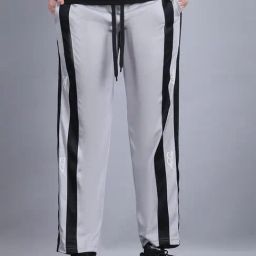 Vimal Jonney Grey Polyester Stripes Trackpants-picture-25