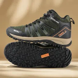 Woodland Men's Olive Casual Sneakers-image-95