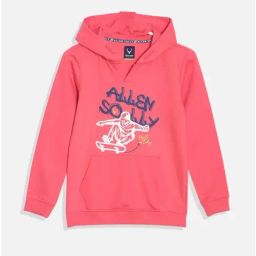 Allen Solly Boys Pink Printed Full Sleeves Sweatshirt-image-6