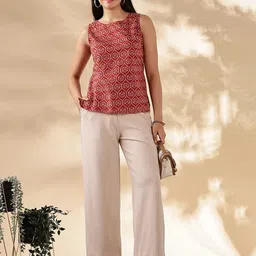 Anouk Print Cotton Top-image-87