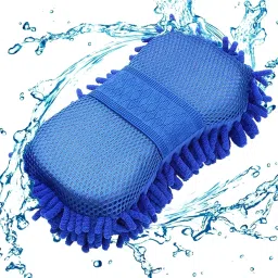 Kortex 20x10 cm Blue Car Washer Sponge Pack of 10 Pcs-image-1