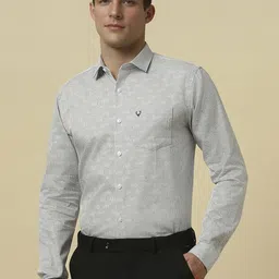 Allen Solly Men Spread Collar Abstract Printed Cotton Slim Fit Formal Shirt-90