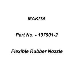Makita Flexible Rubber Nozzle Suitable For DVC260, Part No 197901-2-picture-45
