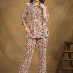 all about you Printed Top With Trousers Co-Ords-picture-28