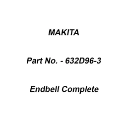 Makita Endbell Complete Suitable For DHR165, Part No 632D96-3-picture-13