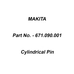 Makita Cylindrical Pin Suitable For ELM4611, Part No 671.090.001-39