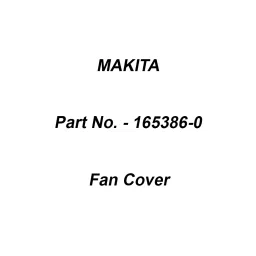 Makita Fan Cover Suitable For DVC260, Part No 165386-0-picture-31