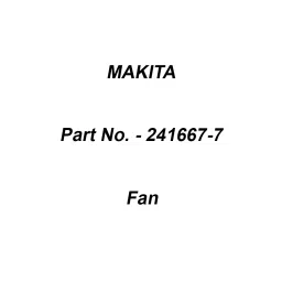 Makita Fan Suitable For MT370, Part No 241667-7-picture-24