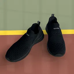 KazarMax Men Textured Slip On Sneakers-31