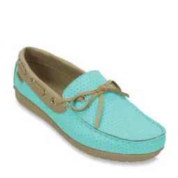 Crocs Color Lite Perf Turquoise Boat Shoes-image-42