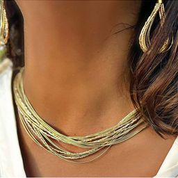 Janpath Online Brass Necklace-21
