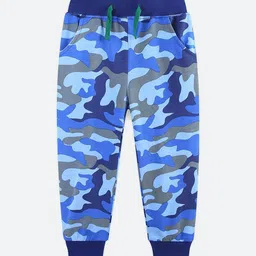 Oh Rare Boys Camouflage Printed Regular Fit Cotton Mid-Rise Joggers-image-28