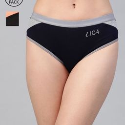 IC4 Women Pack of 2 Striped Hipster 0B-N-1006P2-image-55