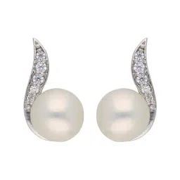 Sri Jagdamba Pearls Emma 92.5 Sterling Silver Earrings-image-56