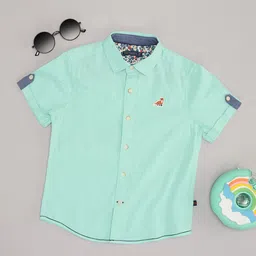 Pantaloons Junior Boys Opaque Party Shirt-38