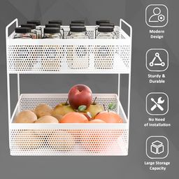 RUBOXA White Set of 1 Regular Multi-Utility Organisers image 3
