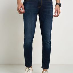 SF JEANS by Pantaloons Men Slim Fit Mid-Rise Light Fade Jeans-picture-31