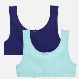 mackly Girls Pack Of 2 Full Coverage All Day Comfort Seamless Beginners Bra-picture-5