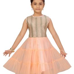 BAESD Net Fit & Flare Dress image 2