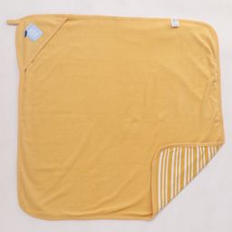 Babyhug Double Layer Interlock Hooded Towel Tiger Print L 75 x B 76 cm- Yellow-image-58