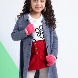 Pine Kids Full Sleeves Front Open Jacket Sweater - Grey-image-77