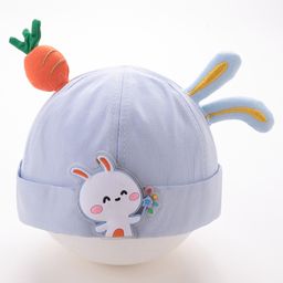 Babyhug Bucket Hat Bunny Applique -Blue-image-53