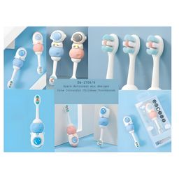 YAMAMA Toothbrush For Baby And Kids Cute Space Astronaut Design Soft Toothbrush For Babies And Kids Extra Microfiber Soft Bristles Unisex Super Soft Manual Finger Toothbrush for Children's - (Pack of 1  Color And Design May Vary)-image-55