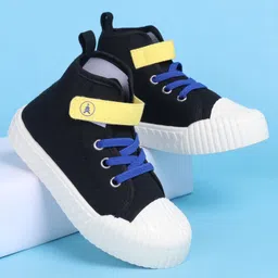 Pine Kids Solid Casual Shoes with Velcro Closure - Black-picture-41