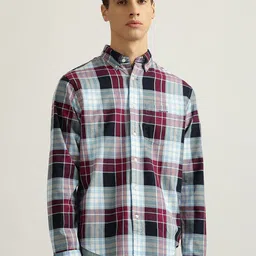 GANT Men Opaque Checked Casual Shirt-image-35