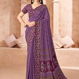 LeeliPeeri Designer Poly Crepe Saree-image-83