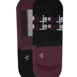 Arrow Men Pack Of 2 Patterned Shoe Liner Socks-8