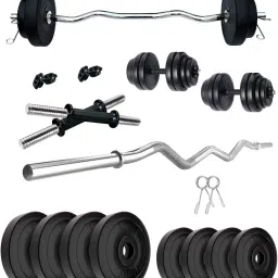 20 kg PVC 20 KG COMBO 3 WB Home Gym Combo-1