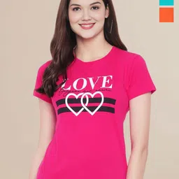 Metronaut Women Set of 3 Printed T-shirts-image-48