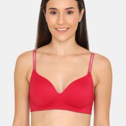 Zivame Pink Non Wired Padded T-Shirt Bra-image-69
