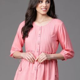 VEGAL Puff Sleeve Crepe Top-image-12