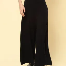 Label Ritu Kumar Black Regular Fit Pants-image-38