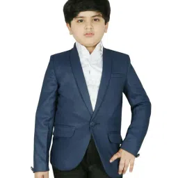 SG Yuvraj Kids Navy Solid Blazer-image-46