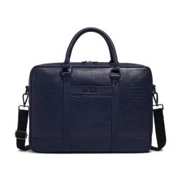 Gauge Machine Signature Navy Animal Effect Medium Laptop Bag-image-67