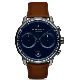 Nordgreen PI42GMLEBRNA Pioneer Analog Watch for Men-25