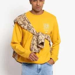 Lee Yellow Regular Fit Sweatshirt-picture-26