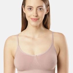 Jockey Fe74 Mocha Wirefree Seamfree Non Padded Full Coverage Cross Back Styling Beginners Bra-12
