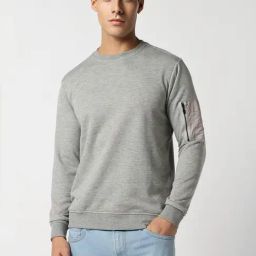 Van Heusen Grey Regular Fit Printed Sweatshirt-picture-17